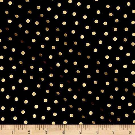 metallic gold black christmas fabric|white fabric with gold dots.